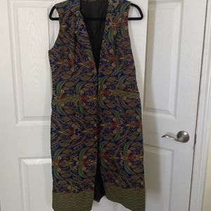 African Print Kimono (Vest)